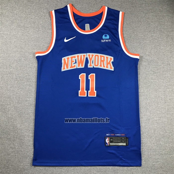 Maillot New York Knicks Jalen Brunson NO 11 Icon 2022-23 Bleu